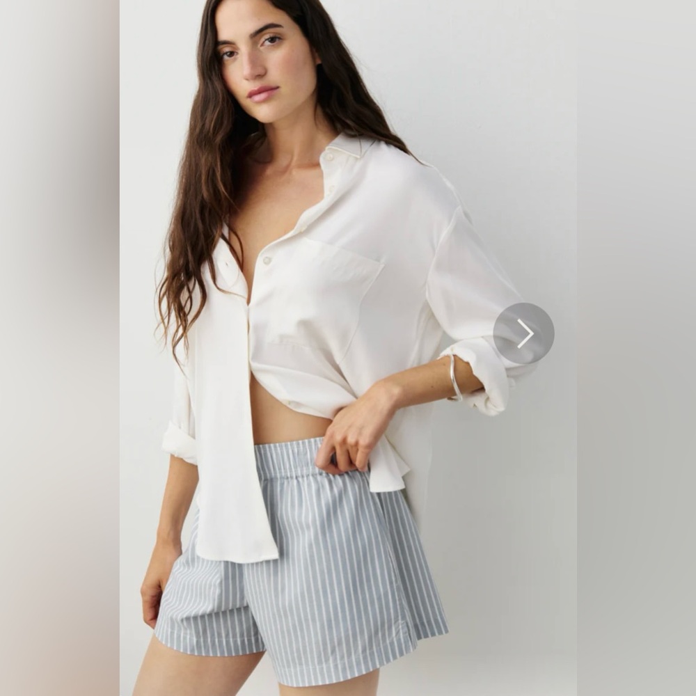 NWT!! AYR The Shimmy in Skylight Poplin